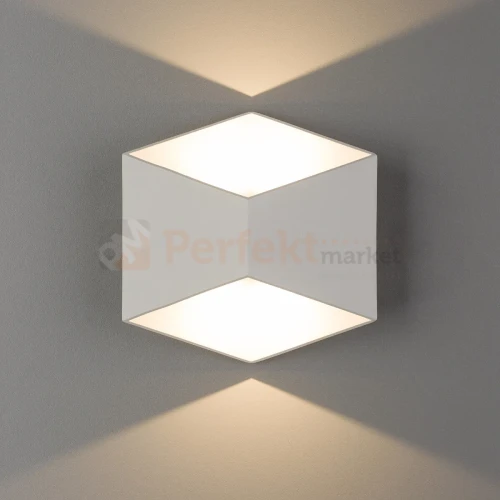 Kinkiet TRIANGLES LED 3000K biały IP54 łazienka, taras Nowodvorski 8143 perfektmarket.webp