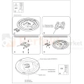 Lampa sufitowa plafon LED PRYZMA IP44 CCT instrukcja montażu perfektmarket.webp
