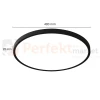 Lampa sufitowa plafon LED CALIFORNIA 48cm IP20 CCT czarny perfektmarket (1).webp