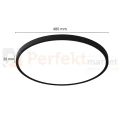 Lampa sufitowa plafon LED CALIFORNIA 48cm IP20 CCT czarny perfektmarket (1).webp