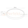 Lampa sufitowa plafon LED CALIFORNIA 48cm IP20 CCT czarny perfektmarket.webp