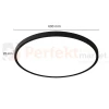 Lampa sufitowa plafon LED CALIFORNIA 60cm IP20 CCT czarny perfektmarket (6).webp