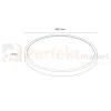 Lampa sufitowa plafon LED CALIFORNIA 40cm IP20 CCT biały perfektmarket (1).webp
