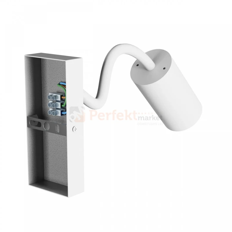 Kinkiet regulowany SQUALLA VARIOSA FLEXI 1xGU10 IP20 biały perfektmarket (4).webp