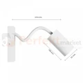 Kinkiet regulowany SQUALLA VARIOSA FLEXI 1xGU10 IP20 biały perfektmarket.webp