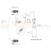 Kinkiet regulowany SQUALLA VARIOSA FLEXI 1xGU10 IP20 montaż perfektmarket.webp