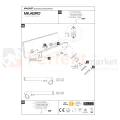 Nowoczesny kinkiet MAGNET 9W LED CCT 1xGU10 regulowany montaż perfektmarket.webp