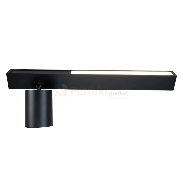 Nowoczesny kinkiet MAGNET 9W LED CCT 1xGU10 regulowany czarny ML1127 lewy perfektmarket.webp