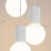 Lampa wisząca Halo 3P szklane kule design 2xG9 IP20 biała SL.1710  perfektmarket (8).webp