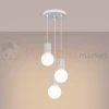 Lampa wisząca Halo 3P szklane kule design 2xG9 IP20 biała SL.1710  perfektmarket (7).webp