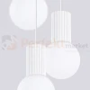 Lampa wisząca Halo 3P szklane kule design 2xG9 IP20 biała SL.1710  perfektmarket (3).webp