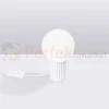 Lampa biurkowa Halo szklana kula design 1xG9 IP20 biała SL.1711  perfektmarket (2).webp