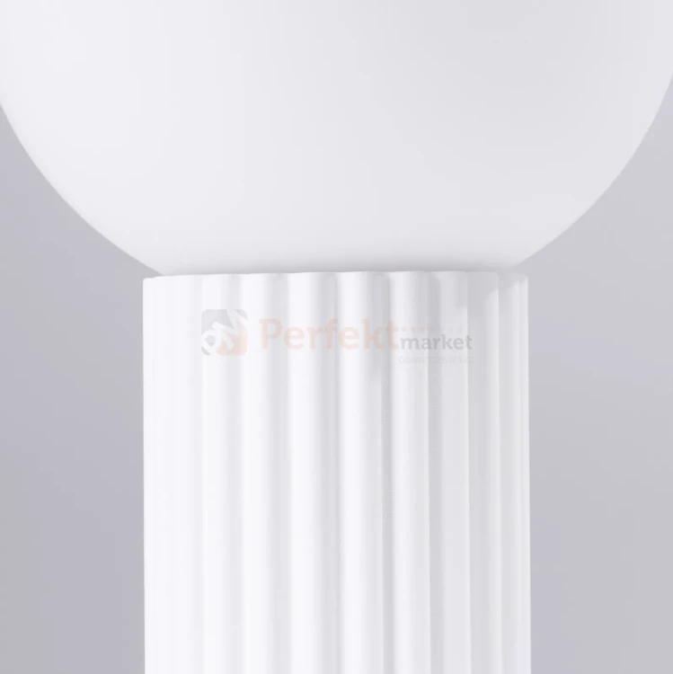 Lampa biurkowa Halo szklana kula design 1xG9 IP20 biała SL.1711  perfektmarket.webp