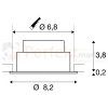 Oprawa downlight NEW TRIA 68 LED SLV biała IP20 1800-3000K perfektmarket (5).webp