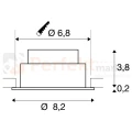 Oprawa downlight NEW TRIA 68 LED SLV biała IP20 1800-3000K perfektmarket (5).webp