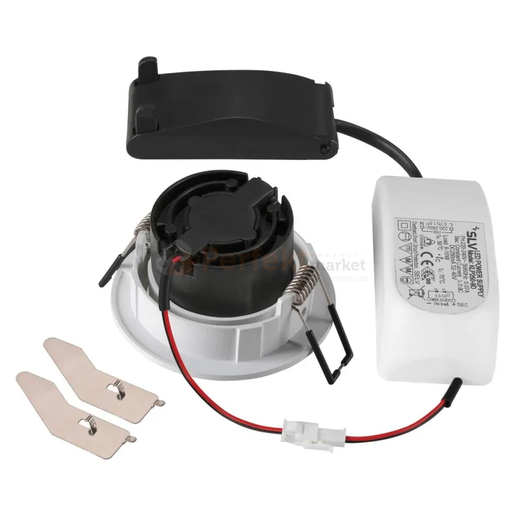 Oprawa downlight NEW TRIA 68 LED SLV biała IP20 1800-3000K perfektmarket (3).webp