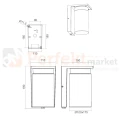 Lampa ogrodowa kinkiet TRIO ARDILA czujnik zmierzchu czarny IP44 perfektmarket 9.webp