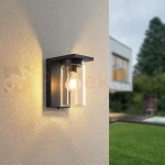 Lampa ogrodowa kinkiet TRIO ARDILA czujnik zmierzchu czarny IP44 perfektmarket.webp
