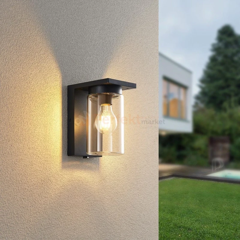 Lampa ogrodowa kinkiet TRIO ARDILA czujnik zmierzchu czarny IP44 perfektmarket 9.webp