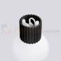 Kinkiet Halo szklana kula design G9 IP44 czarny perfektmarket (5).webp
