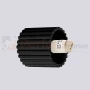 Kinkiet Halo szklana kula design G9 IP44 czarny perfektmarket (1).webp