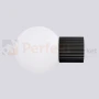 Kinkiet Halo szklana kula design G9 IP44 czarny perfektmarket (2).webp