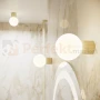 Kinkiet Halo szklana kula design G9 IP44 beżowy perfektmarket (9).webp