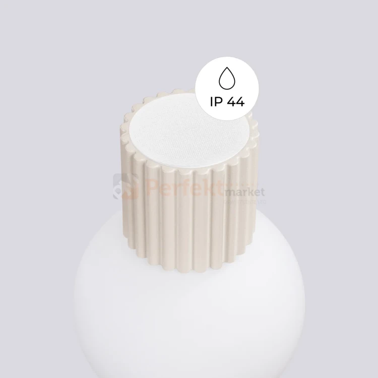 Kinkiet Halo szklana kula design G9 IP44 beżowy perfektmarket (7).webp