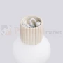 Kinkiet Halo szklana kula design G9 IP44 beżowy perfektmarket (3).webp