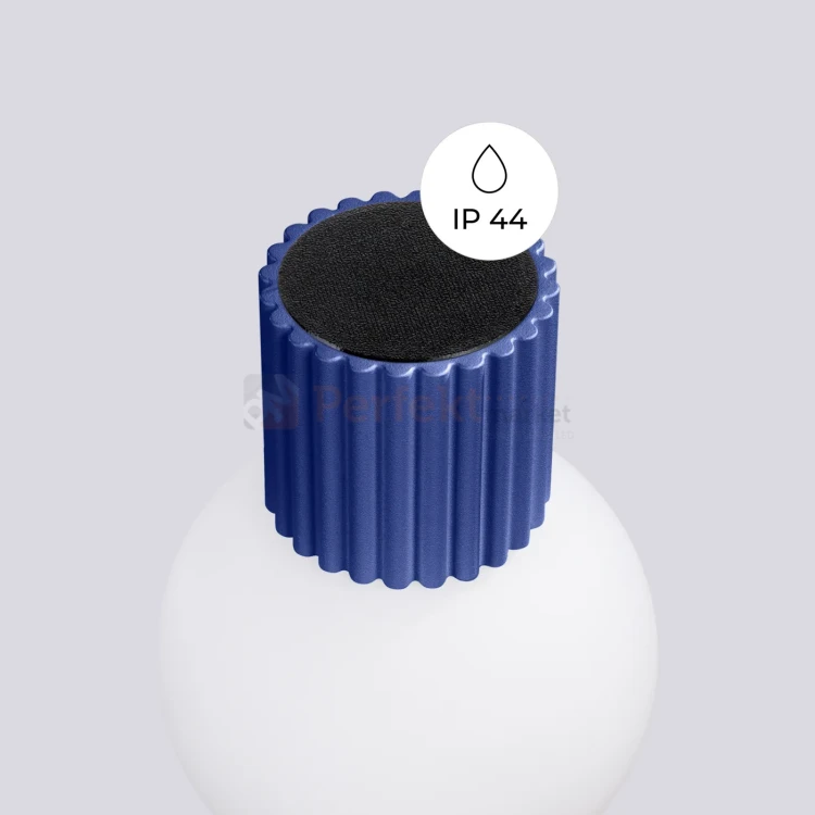 Kinkiet Halo szklana kula design G9 IP44 ultramaryna perfektmarket (2).webp