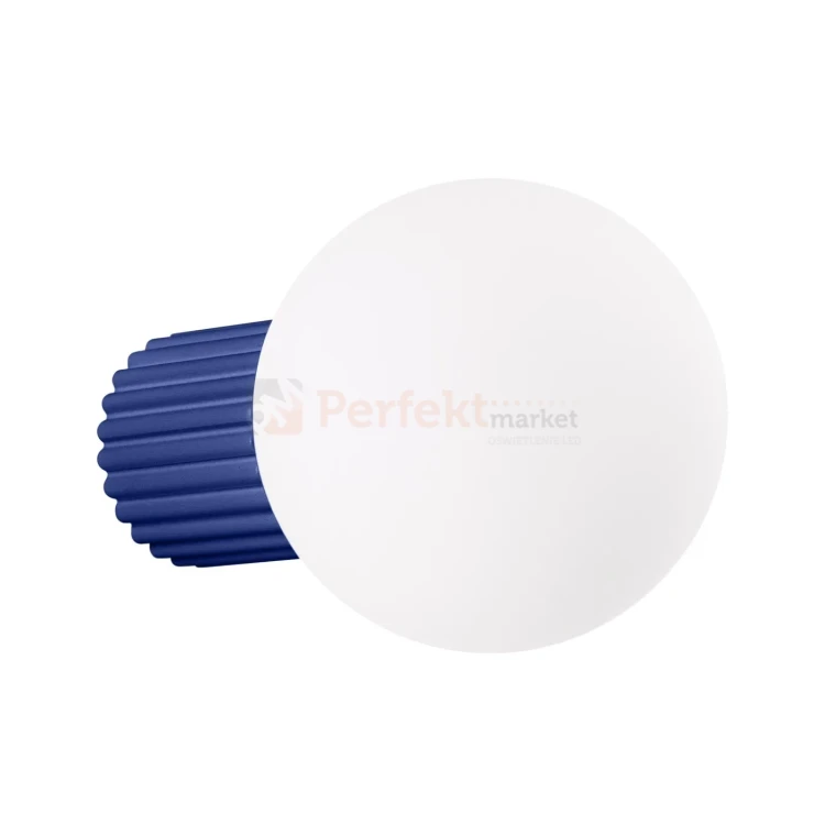 Kinkiet Halo szklana kula design G9 IP44 ultramaryna perfektmarket (3).webp
