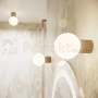 Kinkiet Halo szklana kula design G9 IP44 taupe perfektmarket (12).webp