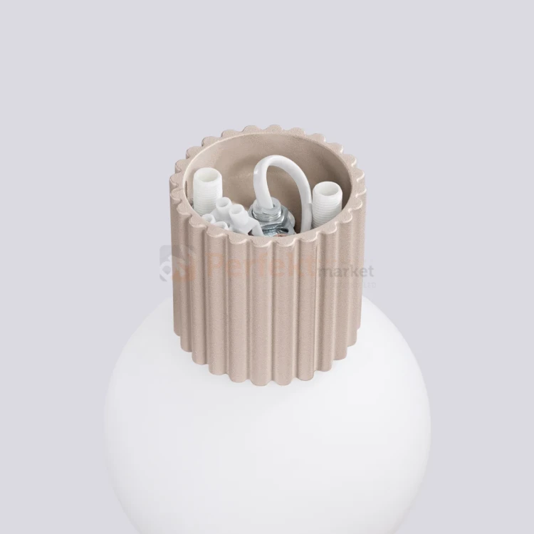 Kinkiet Halo szklana kula design G9 IP44 taupe perfektmarket (5).webp