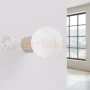 Kinkiet Halo szklana kula design G9 IP44 taupe perfektmarket (4).webp