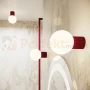 Kinkiet Halo szklana kula design G9 IP44 burgund perfektmarket (11).webp
