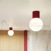 Kinkiet Halo szklana kula design G9 IP44 burgund perfektmarket (10).webp
