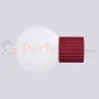 Kinkiet Halo szklana kula design G9 IP44 burgund perfektmarket (5).webp