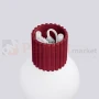 Kinkiet Halo szklana kula design G9 IP44 burgund perfektmarket (6).webp
