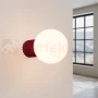 Kinkiet Halo szklana kula design G9 IP44 burgund perfektmarket (3).webp