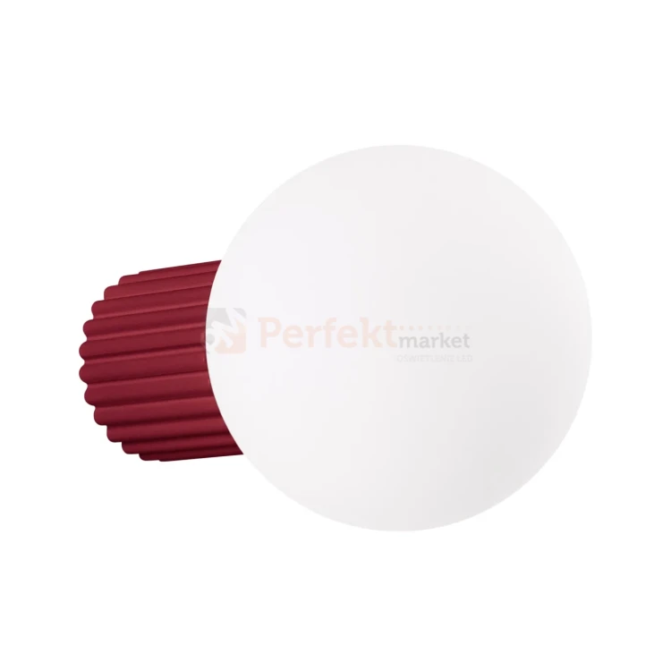 Kinkiet Halo szklana kula design G9 IP44 burgund perfektmarket (1).webp