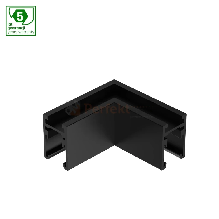 łącznik kątowy do szyny magnetycznej SHIFT nano slim czarny L poziomy perfektmarket.webp