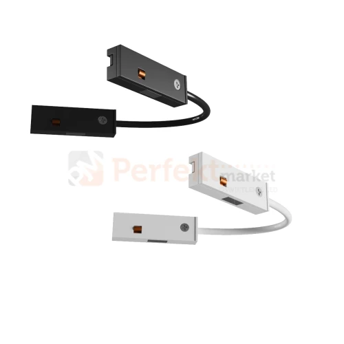 łącznik kątowy elektryczny do szyny magnetycznej SHIFT nano slim czarny biały L elastyczny perfektmarket.webp