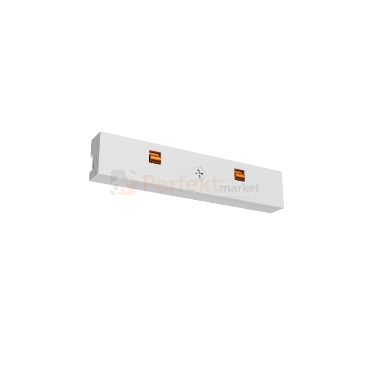 łącznik szyn prosty elektryczny do szyn 48V slim shift nano biały perfektmarket olsztyn.webp