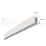 system magnetyczny slim shift nano szyna 48V biała 1-2m wymiary perfektmarket olsztyn.webp