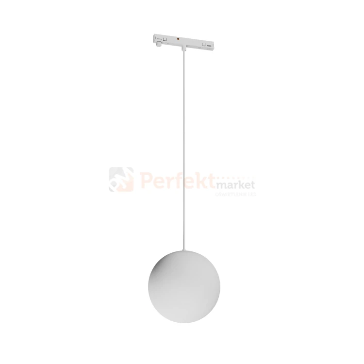 oprawa na szynoprzewód magnetyczny SHIFT NANO GLOBE wisząca 7W biała 3000K perfektmarket.webp