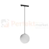 oprawa na szynoprzewód magnetyczny SHIFT NANO GLOBE wisząca 7W czarna 3000K perfektmarket.webp