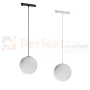 oprawa na szynoprzewód magnetyczny SHIFT NANO GLOBE wisząca 7W czarna biała 3000K perfektmarket.webp