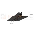 system magnetyczny slim shift nano szyna 48V czarna podtynkowa do szpachlowania trimless wymiary 1-2m perfektmarket olsztyn.webp