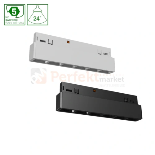 oprawa na szynoprzewód magnetyczny SHIFT NANO GRID XS 6W czarnabiała  3000K perfektmarket.webp