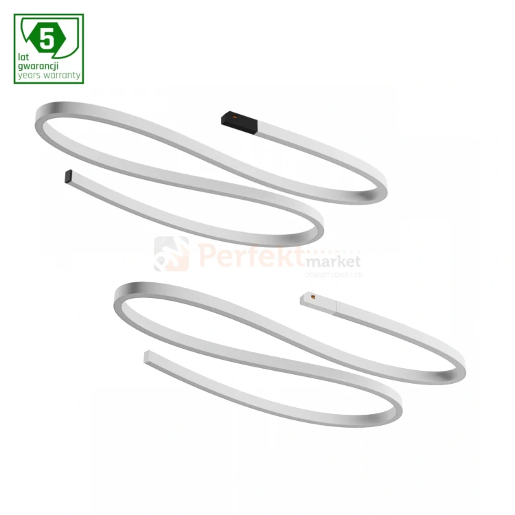 Lampa liniowa pasek LED STRIPE L 1026 mm 12W 3000K SHIFT NANO czarny biały perfektmarket (4).webp